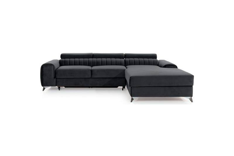 Sectional Eltap Grayson 278x205x92 cm - Nube 6, Mørkegrå, Højre - Møbler - Sofaer - Sovesofaer