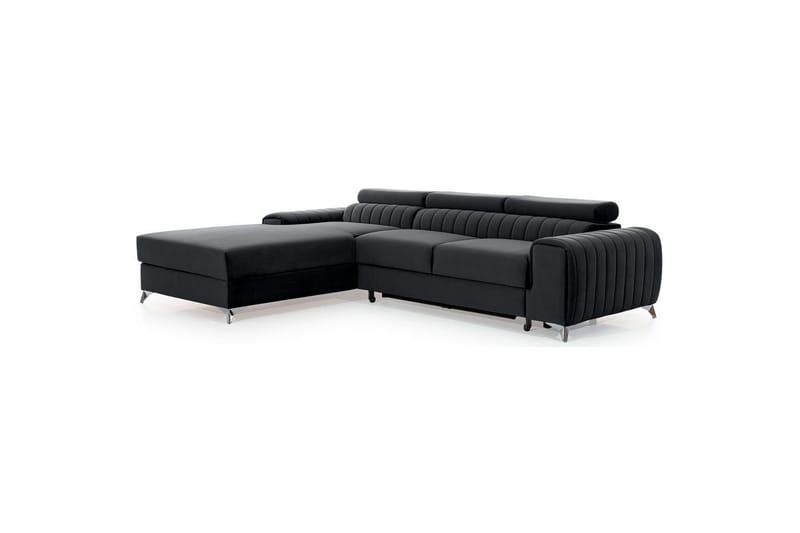 Sectional Eltap Grayson 278x205x92 cm - Nube 6, Mørkegrå, Venstre - Møbler - Sofaer - Sovesofaer