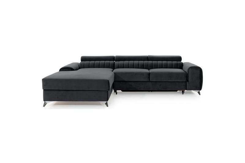 Sectional Eltap Grayson 278x205x92 cm - Nube 6, Mørkegrå, Venstre - Møbler - Sofaer - Sovesofaer