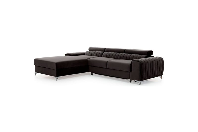 Sectional Eltap Grayson 278x205x92 cm - Riviera 97, Grå, Venstre - Møbler - Sofaer - Sovesofaer