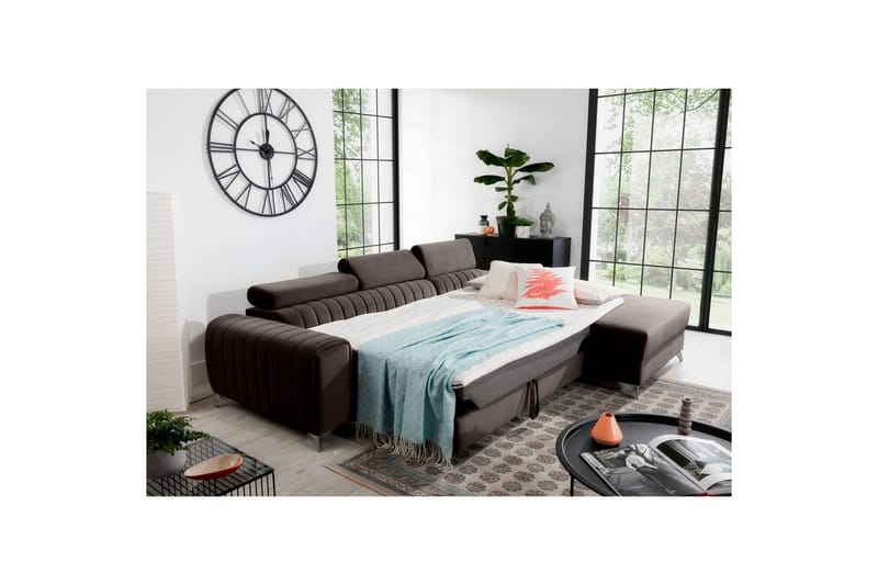 Sectional Eltap Grayson 278x205x92 cm - Velvetmat 22, Højre - Møbler - Sofaer - Sovesofaer