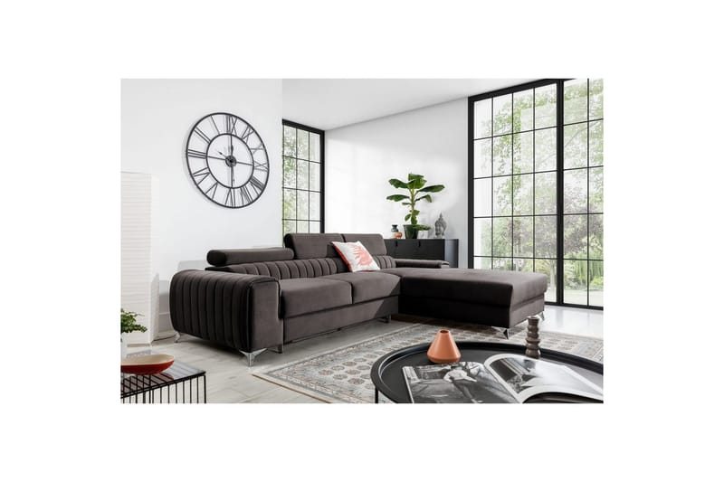 Sectional Eltap Grayson 278x205x92 cm - Velvetmat 22, Højre - Møbler - Sofaer - Sovesofaer