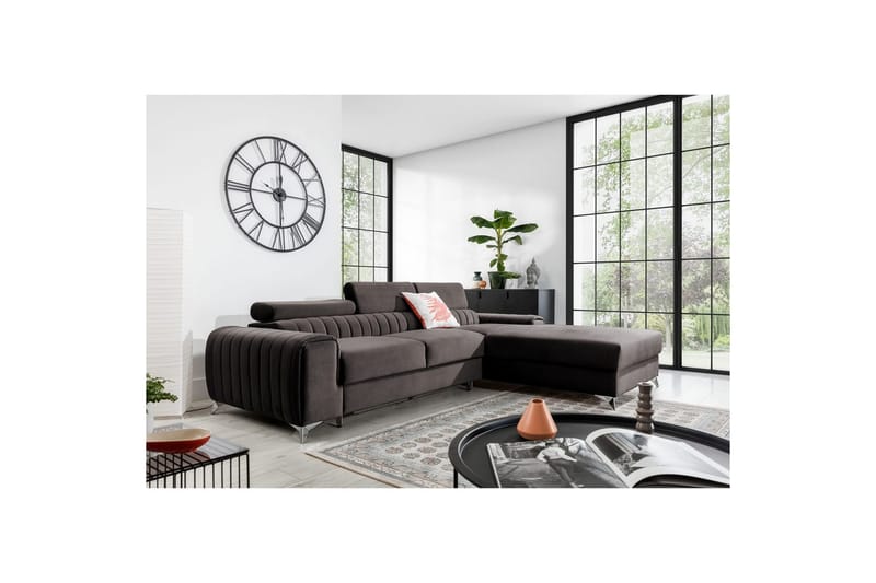 Sectional Eltap Grayson 278x205x92 cm - Velvetmat 22, Højre - Møbler - Sofaer - Sovesofaer