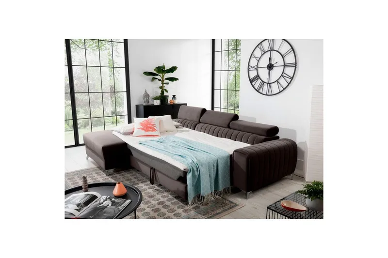 Sectional Eltap Grayson 278x205x92 cm - Velvetmat 22, Venstre - Møbler - Sofaer - Sovesofaer