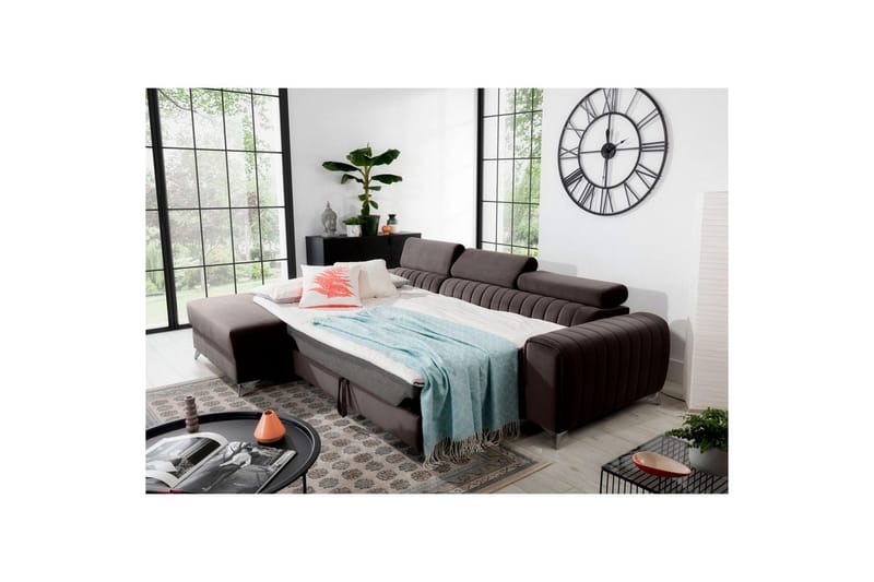 Sectional Eltap Grayson 278x205x92 cm - Velvetmat 22, Venstre - Møbler - Sofaer - Sovesofaer