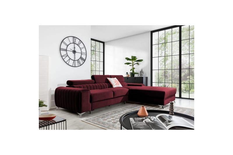 Sectional Eltap Grayson 278x205x92 cm - Velvetmat 25, Højre - Møbler - Sofaer - Sovesofaer