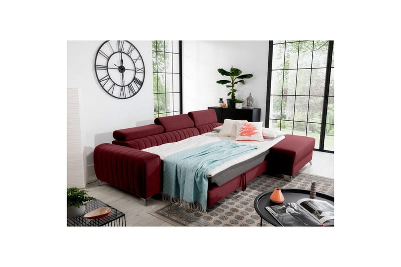 Sectional Eltap Grayson 278x205x92 cm - Velvetmat 25, Højre - Møbler - Sofaer - Sovesofaer