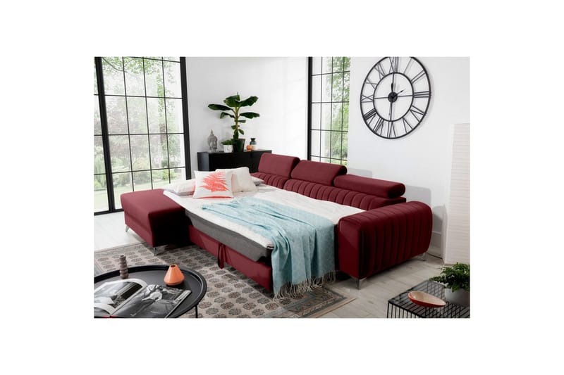 Sectional Eltap Grayson 278x205x92 cm - Velvetmat 25, Venstre - Møbler - Sofaer - Sovesofaer