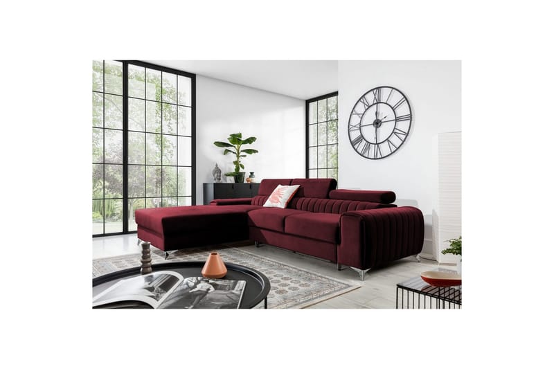 Sectional Eltap Grayson 278x205x92 cm - Velvetmat 25, Venstre - Møbler - Sofaer - Sovesofaer