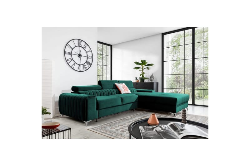 Sectional Eltap Grayson 278x205x92 cm - Velvetmat 38, Højre - Møbler - Sofaer - Sovesofaer