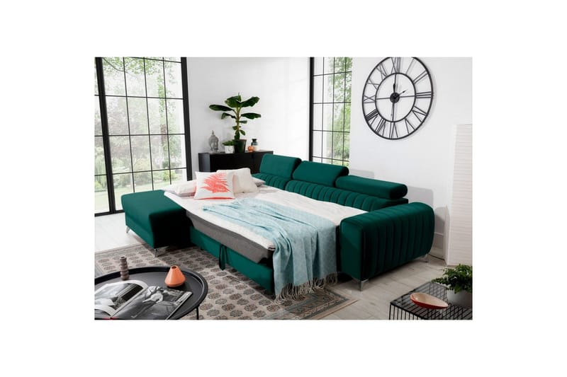 Sectional Eltap Grayson 278x205x92 cm - Velvetmat 38, Venstre - Møbler - Sofaer - Sovesofaer