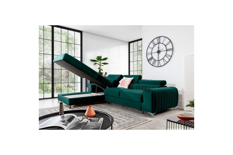 Sectional Eltap Grayson 278x205x92 cm - Velvetmat 38, Venstre - Møbler - Sofaer - Sovesofaer