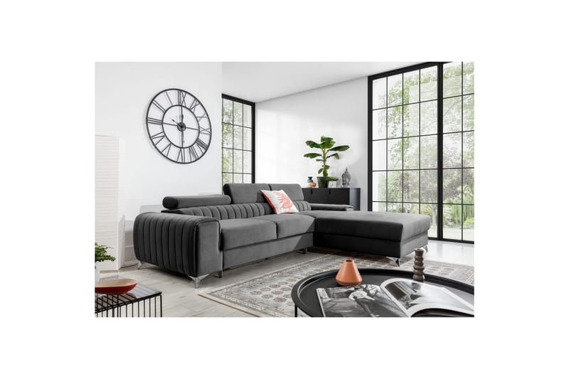 Sectional Eltap Grayson 278x205x92 cm - Velvetmat 4, Højre - Møbler - Sofaer - Sovesofaer