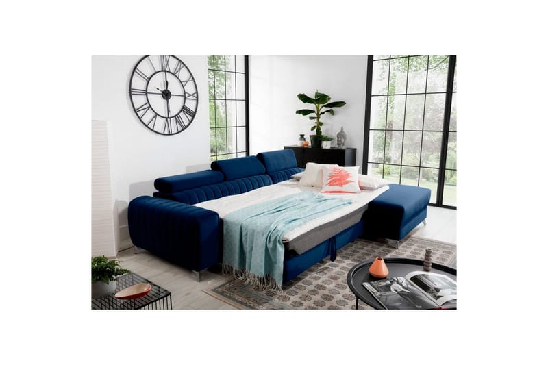 Sectional Eltap Grayson 278x205x92 cm - Velvetmat 40, Højre - Møbler - Sofaer - Sovesofaer