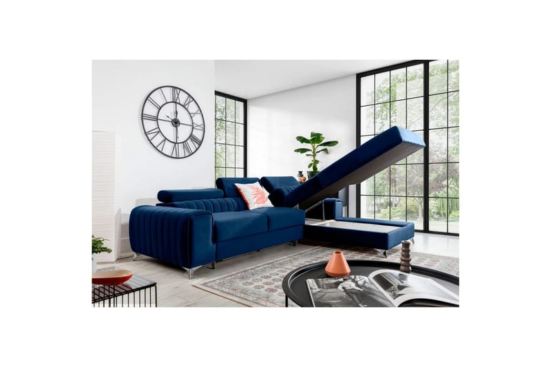 Sectional Eltap Grayson 278x205x92 cm - Velvetmat 40, Højre - Møbler - Sofaer - Sovesofaer