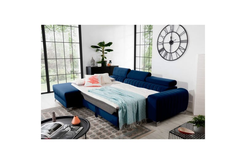 Sectional Eltap Grayson 278x205x92 cm - Velvetmat 40, Venstre - Møbler - Sofaer - Sovesofaer