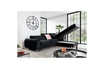 Sectional Eltap Grayson 278x205x92 cm - Velvetmat 6, Højre - Møbler - Sofaer - Sovesofaer