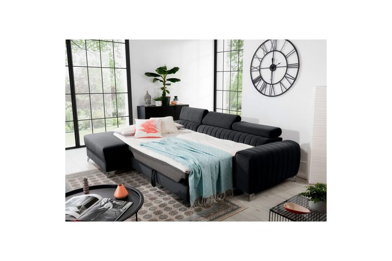 Sectional Eltap Grayson 278x205x92 cm - Velvetmat 6, Venstre - Møbler - Sofaer - Sovesofaer