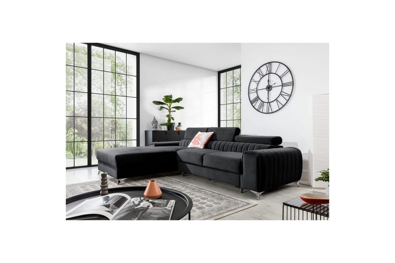 Sectional Eltap Grayson 278x205x92 cm - Velvetmat 6, Venstre - Møbler - Sofaer - Sovesofaer
