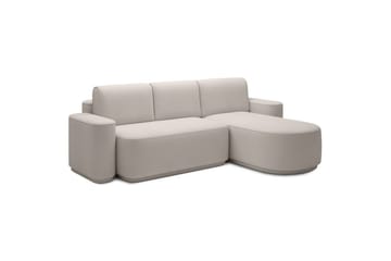 Sektionssofa Eltap Aurumm 285x92x180 cm - Amore 01, Hvid, Højre - Møbler - Sofaer - Sovesofaer