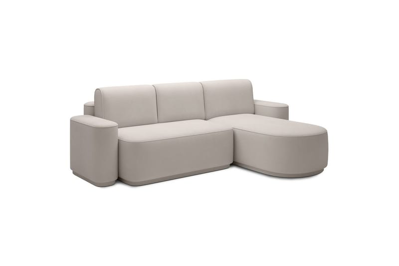 Sektionssofa Eltap Aurumm 285x92x180 cm - Amore 01, Hvid, Højre - Møbler - Sofaer - Sovesofaer