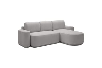 Sektionssofa Eltap Aurumm 285x92x180 cm - Amore 03, Lysegrå, Højre - Møbler - Sofaer - Sovesofaer