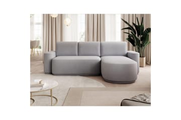 Sektionssofa Eltap Aurumm 285x92x180 cm - Amore 03, Lysegrå, Højre - Møbler - Sofaer - Sovesofaer