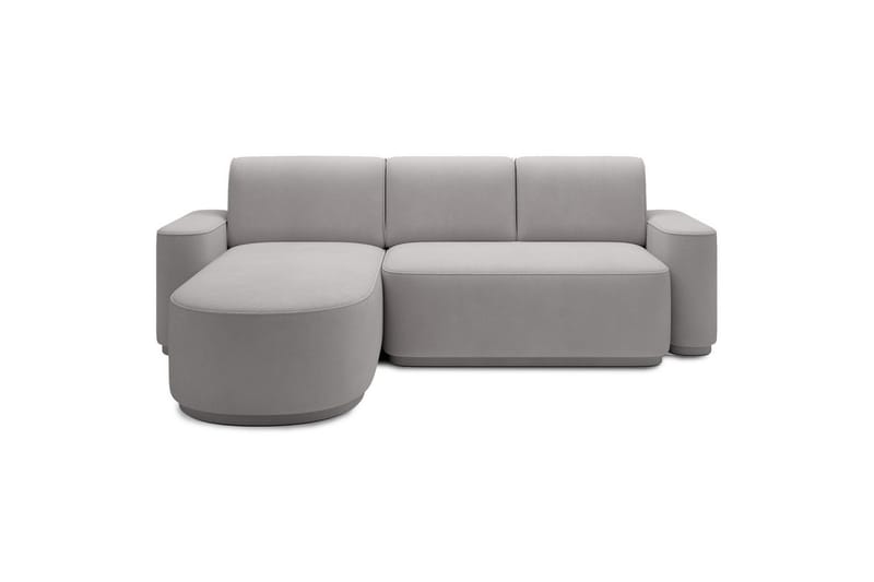 Sektionssofa Eltap Aurumm 285x92x180 cm, Amore 03, Lysegrå, Venstre