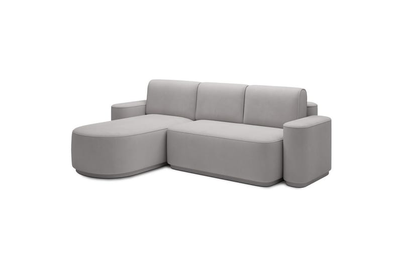 Sektionssofa Eltap Aurumm 285x92x180 cm - Amore 03, Lysegrå, Venstre - Møbler - Sofaer - Sovesofaer