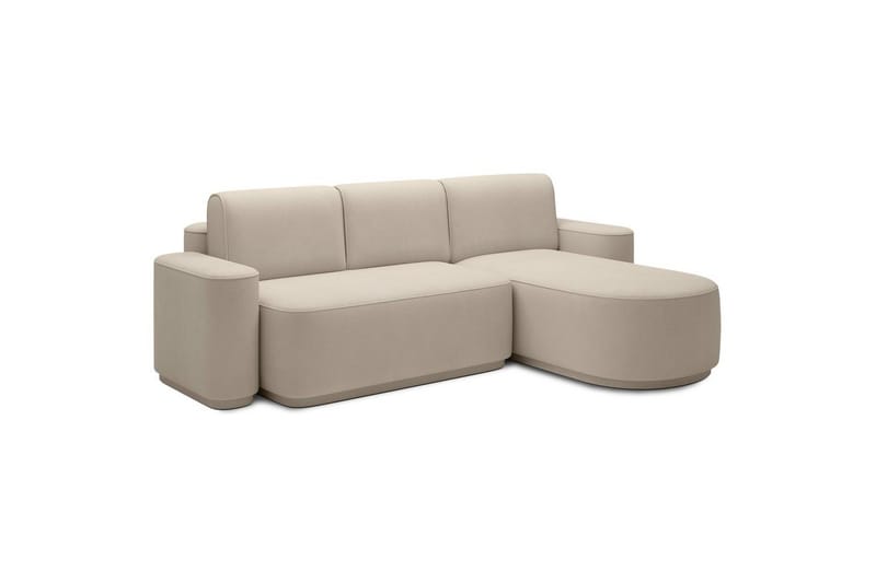 Sektionssofa Eltap Aurumm 285x92x180 cm - Amore 18, Beige, Højre - Møbler - Sofaer - Sovesofaer