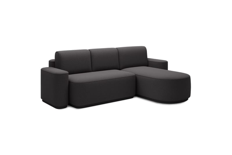 Sektionssofa Eltap Aurumm 285x92x180 cm - Enjoy 05, Mørkegrå, Højre - Møbler - Sofaer - Sovesofaer