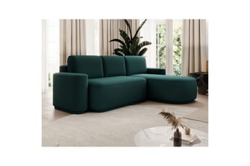 Sektionssofa Eltap Aurumm 285x92x180 cm - Enjoy 35, Grøn, Højre - Møbler - Sofaer - Sovesofaer
