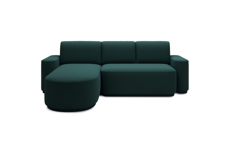 Sektionssofa Eltap Aurumm 285x92x180 cm - Enjoy 35, Grøn, Venstre - Møbler - Sofaer - Sovesofaer