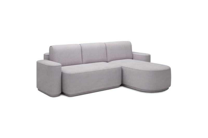 Sektionssofa Eltap Aurumm 285x92x180 cm - Touch 03, Lys Grå, Højre - Møbler - Sofaer - Sovesofaer