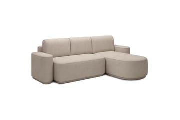 Sektionssofa Eltap Aurumm 285x92x180 cm - Touch 18, Beige, Højre - Møbler - Sofaer - Sovesofaer