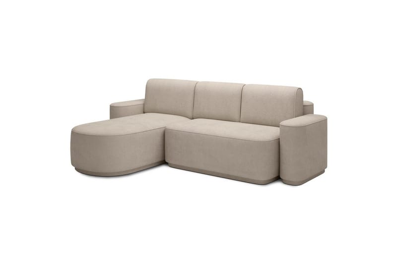 Sektionssofa Eltap Aurumm 285x92x180 cm - Touch 18, Beige, Venstre - Møbler - Sofaer - Sovesofaer