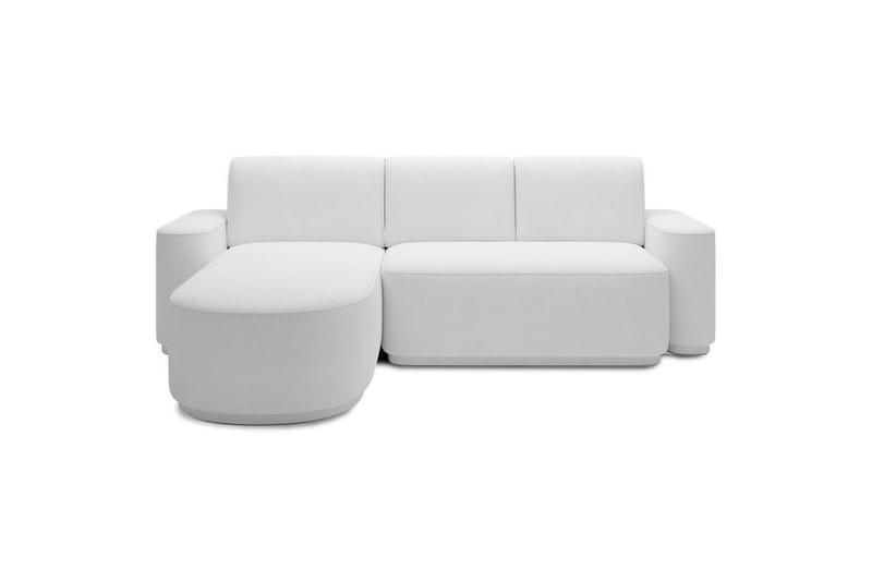 Sektionssofa Eltap Aurumm 285x92x180 cm - Paolli 01 Hvid, Venstre - Møbler - Sofaer - Sovesofaer