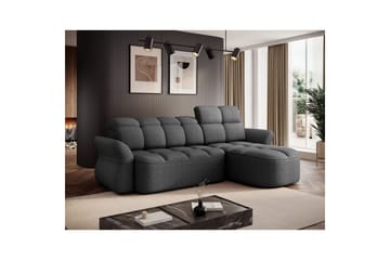 Sektionssofa Eltap Beneth 301x115x185 cm - Breona 04, Grå, Højre - Møbler - Sofaer - Sovesofaer