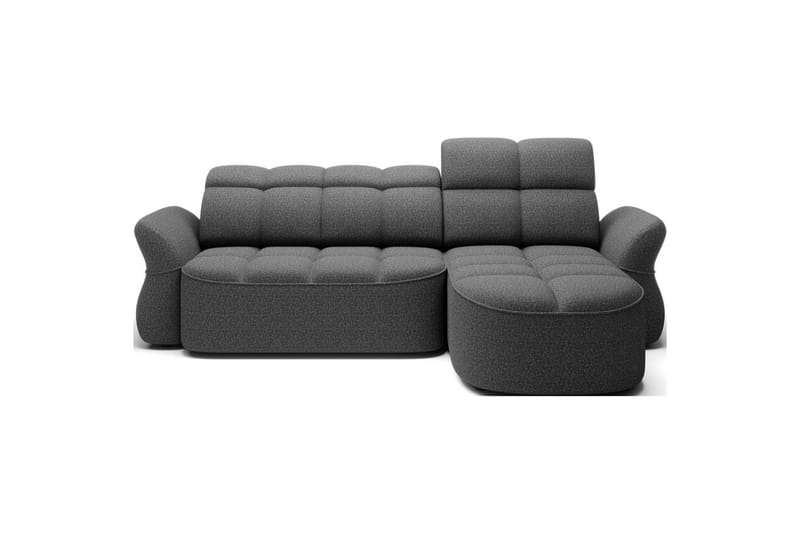 Sektionssofa Eltap Beneth 301x115x185 cm, Breona 04, Grå, Højre