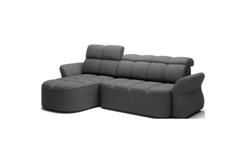 Sektionssofa Eltap Beneth 301x115x185 cm - Breona 04, Grå, Venstre - Møbler - Sofaer - Sovesofaer