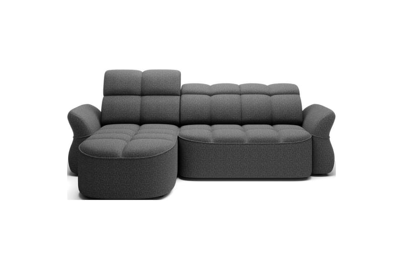 Sektionssofa Eltap Beneth 301x115x185 cm - Breona 04, Grå, Venstre - Møbler - Sofaer - Sovesofaer