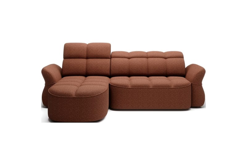 Sektionssofa Eltap Beneth 301x115x185 cm - Breona 30, Orange, Venstre - Møbler - Sofaer - Sovesofaer