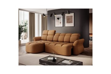 Sektionssofa Eltap Beneth 301x115x185 cm - Breona 45, Gul, Venstre - Møbler - Sofaer - Sovesofaer