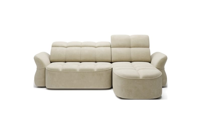 Sektionssofa Eltap Beneth 301x115x185 cm - Monolith 04, Beige, Højre - Møbler - Sofaer - Sovesofaer
