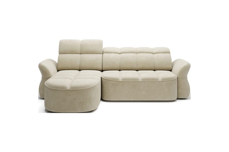 Sektionssofa Eltap Beneth 301x115x185 cm - Monolith 04, Beige, Venstre - Møbler - Sofaer - Sovesofaer