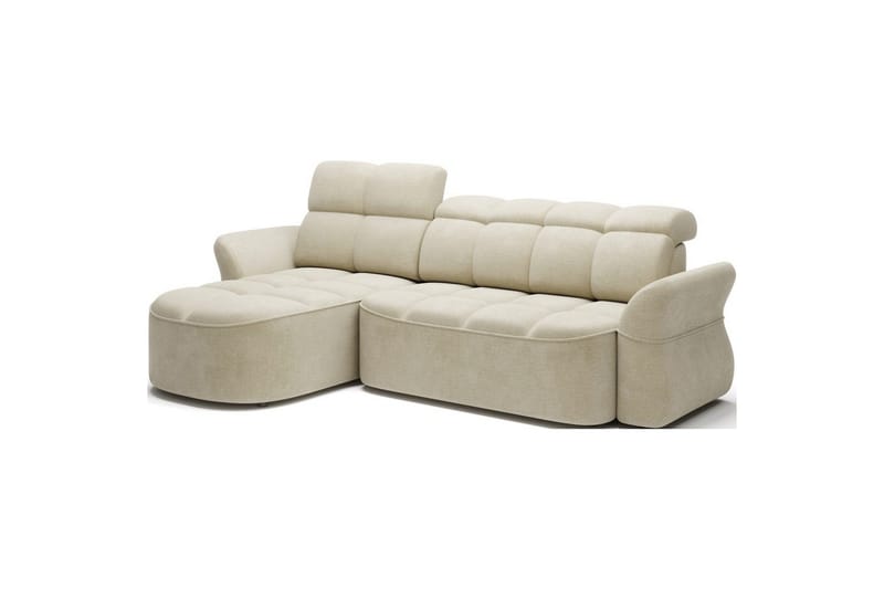 Sektionssofa Eltap Beneth 301x115x185 cm - Monolith 04, Beige, Venstre - Møbler - Sofaer - Sovesofaer