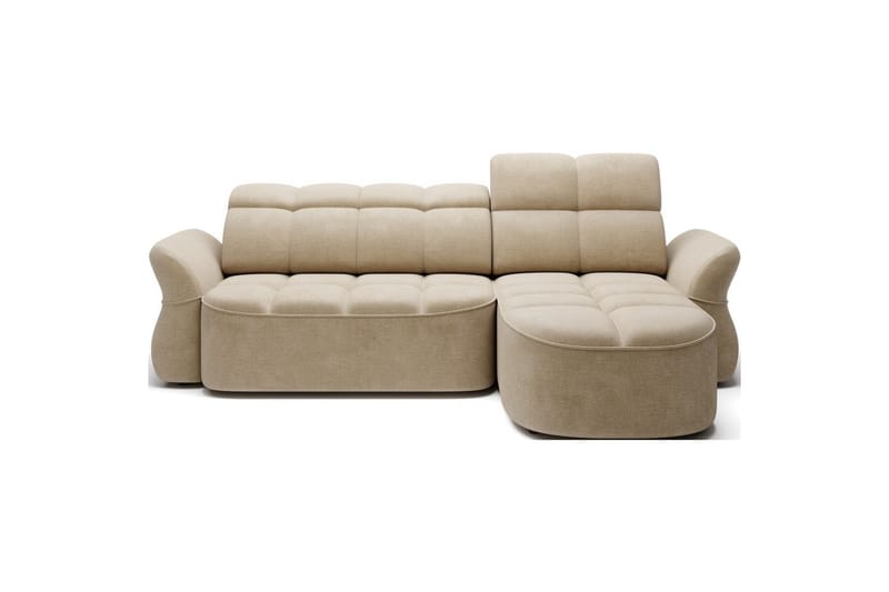 Sektionssofa Eltap Beneth 301x115x185 cm - Nube 20, Beige, Højre - Møbler - Sofaer - Sovesofaer