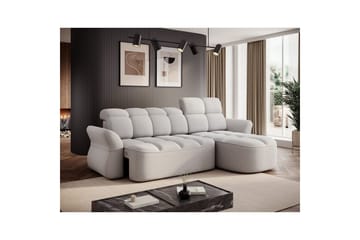 Sektionssofa Eltap Beneth 301x115x185 cm - Space 03, Lysegrå, Højre - Møbler - Sofaer - Sovesofaer