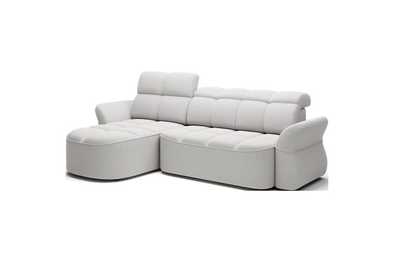 Sektionssofa Eltap Beneth 301x115x185 cm - Space 03, Lysegrå, Venstre - Møbler - Sofaer - Sovesofaer