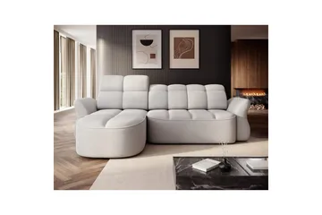 Sektionssofa Eltap Beneth 301x115x185 cm - Space 03, Lysegrå, Venstre - Møbler - Sofaer - Sovesofaer